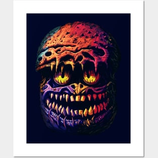 Alien Burger Monster Posters and Art